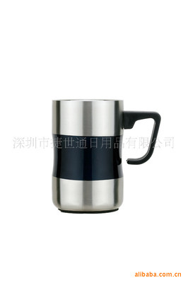 安全耐用的雙層304不銹鋼口杯 工廠直供350ml，品質(zhì)由檢測認(rèn)證